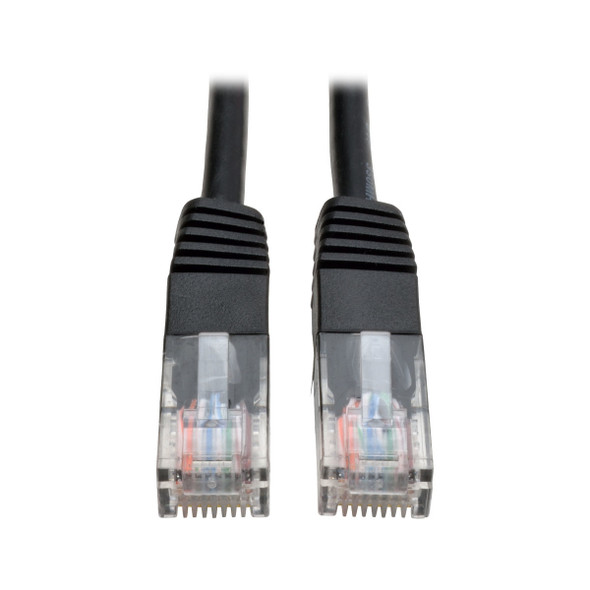 Tripp Lite Cat5e / Cat5 350MHz Molded UTP Patch Cable (RJ45 M/M), Black, 0.91 m 037332012623 N002-003-BK