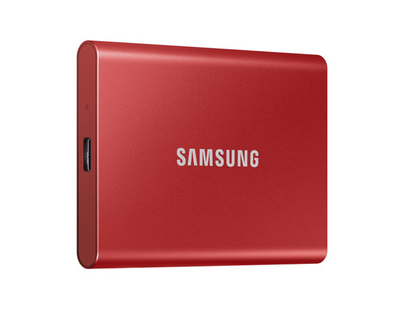Samsung T7 500 GB Red 887276410715 MU-PC500R/AM