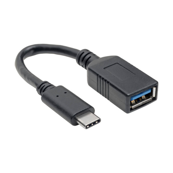 Tripp Lite USB Type-C to USB Type-A Adapter Cable, M/F, 3.1, Gen 1, 5 Gbps, USB-IF, Thunderbolt 3, 15.24 cm 037332218087 U428-C6N-F