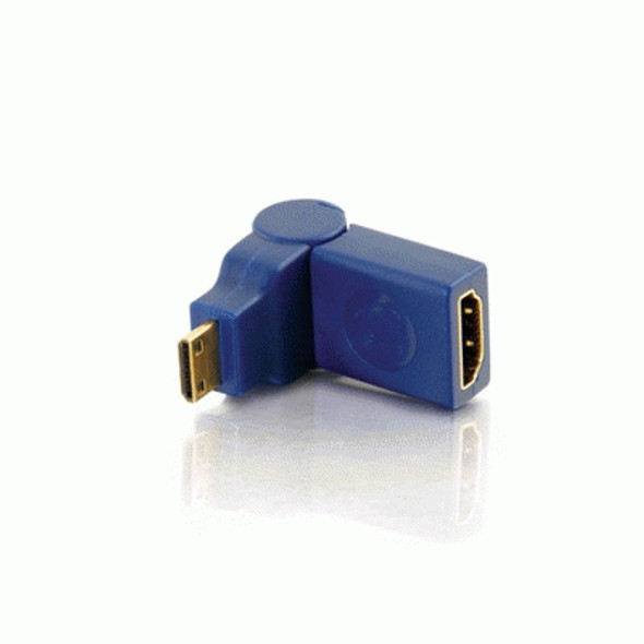 C2G M HDMI™ Mini Port Saver Adapter HDMI F HDMI Mini M Blue 757120404347 40434
