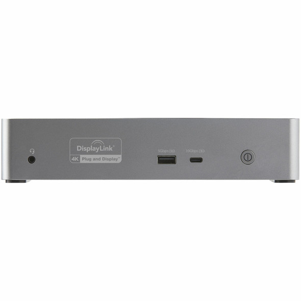 StarTech.com USB C Dock - 4K 60Hz Quad Monitor DisplayPort & HDMI - Universal USB-C Docking Station with 100W Power Delivery - USB Hub with 1x USB Type-C & 3x USB-A, Ethernet, Audio 065030876261 DK31C4DPPD