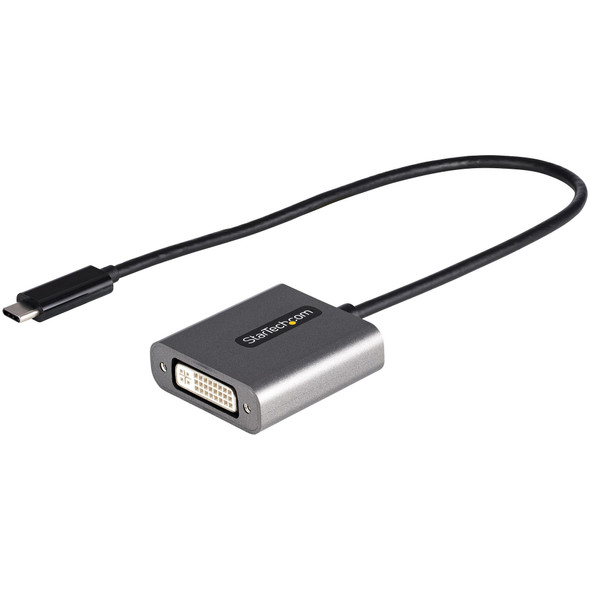 Startech.Com Usb C To Dvi Adapter - 1920X1200P Usb-C To Dvi-D Adapter Dongle - Usb Type C To Dvi Display/Monitor - Video Converter - Thunderbolt 3 Compatible - 12" Long Attached Cable 065030888820 Cdp2Dviec