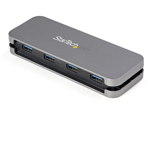 Startech.Com 4 Port Usb 3.0 Hub - Usb-A To 4X Usb-A - Superspeed 5Gbps Portable Usb 3.1 Gen 1 Type-A Hub - Usb Bus Powered - Laptop/Desktop Usb Hub With Long Cable 11" & Cable Management 065030883443 Hb30Am4Ab