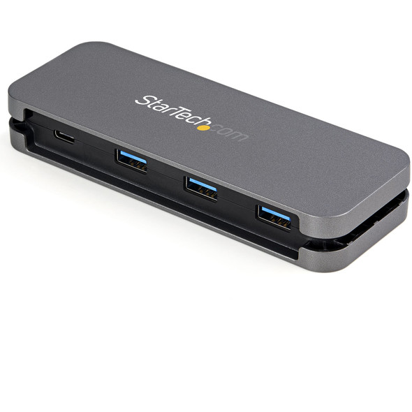 StarTech.com 4 Port USB C Hub - 3x USB-A/1x USB-C - 5Gbps USB 3.0 Type-C Hub (3.2/3.1 Gen 1) - USB Bus Powered - Portable USB-C to USB-A Adapter Hub - 11" Long Cable w/ Cable Management 065030883467 HB30CM3A1CB