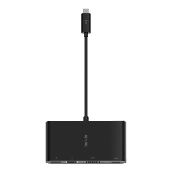 Belkin AVC005BK-BL interface hub USB 3.2 Gen 1 (3.1 Gen 1) Type-C Black 745883799114 AVC005BK-BL