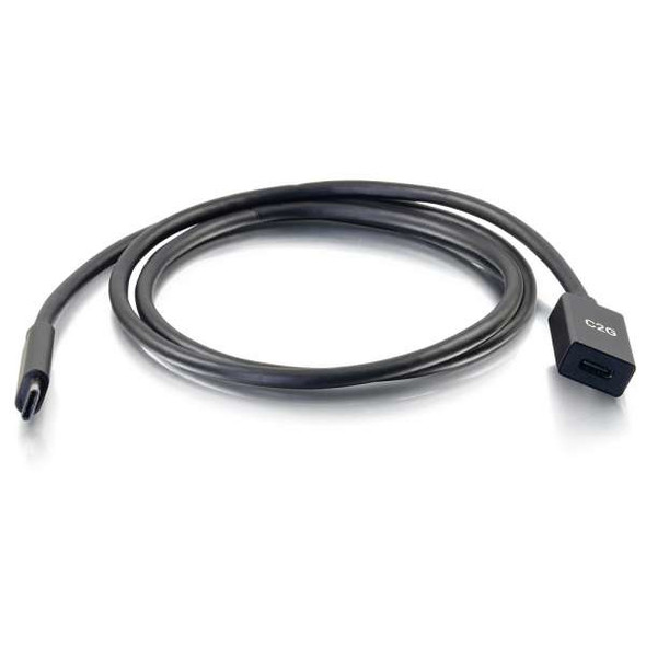 C2G 28656 Usb Cable 0.9 M Usb 3.2 Gen 1 (3.1 Gen 1) Usb C Black 757120286561 28656