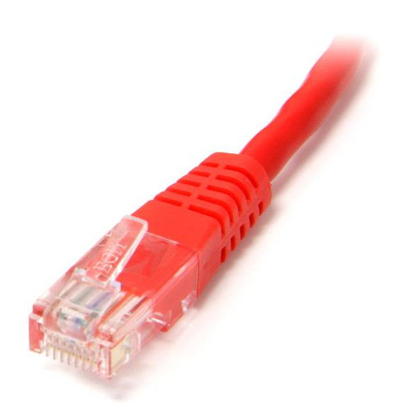 Startech.Com 6 Ft Cat5E Red Molded Rj45 Utp Cat 5E Patch Cable - 6Ft Patch Cord 065030791809 M45Patch6Rd