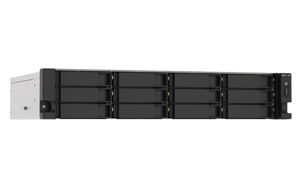 QNAP TS-1253DU-RP NAS Rack (2U) Ethernet LAN Aluminium, Black J4125 885022019656 TS-1253DU-RP-4G-US