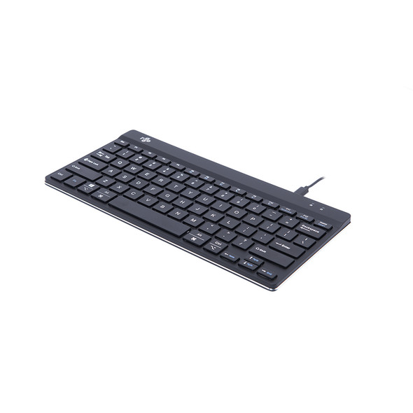 R-Go Tools R-Go Compact Break Keyboard, QWERTY (US), black, wired 8719274491378 RGOCO-USWDBL