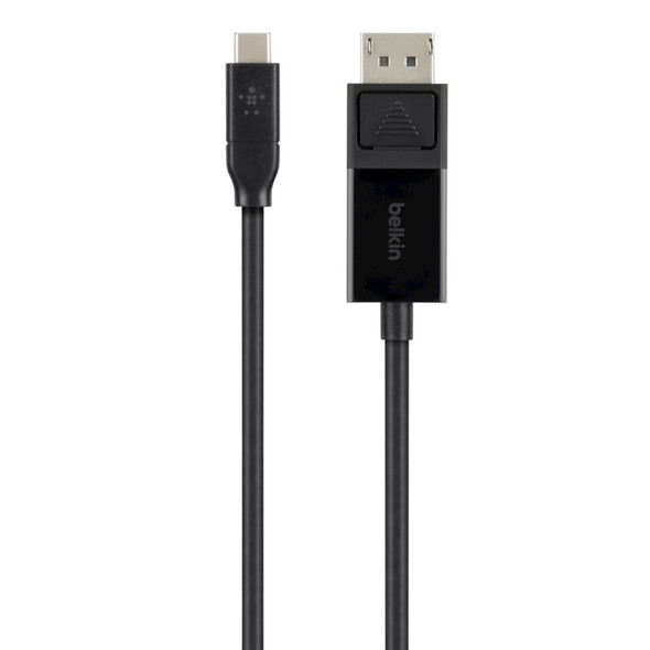 Belkin B2B103-06-BLK video cable adapter 1.8 m USB Type-C DisplayPort Black 745883779093 B2B103-06-BLK