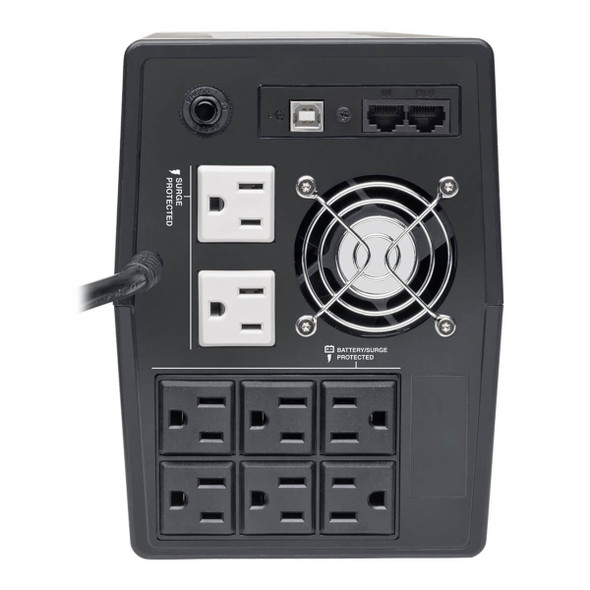 Tripp Lite 1200VA 600W Line-Interactive UPS with 8 Outlets - AVR, 120V, 50/60 Hz, LCD, USB, Tower 037332214089 OMNIVS1200LCD