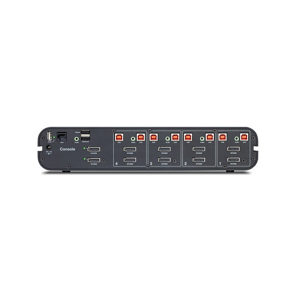 Belkin F1DN204KVM-UN-3 KVM switch Rack mounting Black 745883761050 F1DN204KVM-UN-3