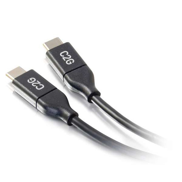 C2G 28828 USB cable 1.8 m USB 2.0 USB C Black 757120288282 28828