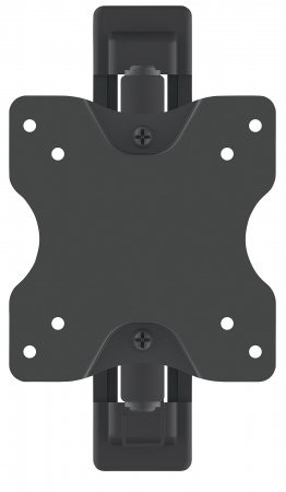 Manhattan TV & Monitor Mount, Wall, Full Motion, 1 screen, Screen Sizes: 13-27", Black, VESA 75x75 to 100x100mm, 20kg, Tilt & Swivel with 3 Pivots, Lifetime Warranty 766623461382 461382