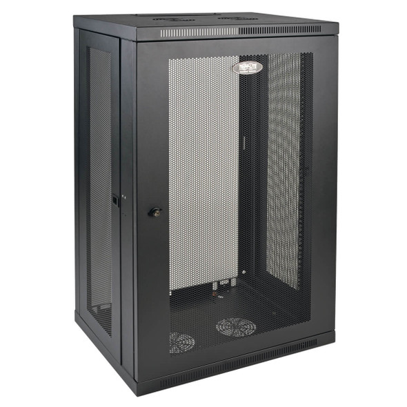 Tripp Lite 21U Wall Mount Rack Enclosure Server Cabinet with Door & Side Panels 037332187321 SRW21U