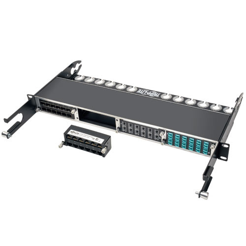 Tripp Lite High Density Copper Cat6a Pass-Through Cassette - (x12) RJ45 037332187222 N484-12RJ