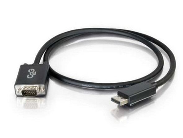 C2G 10Ft Dp / Vga 3 M Displayport Vga (D-Sub) Black 757120543336 54333