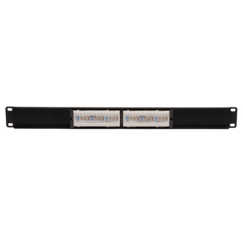 Tripp Lite 12-Port Cat5e 110 Patch Panel, 568B, RJ45 Ethernet 1U Rack-Mount 037332013187 N052-012