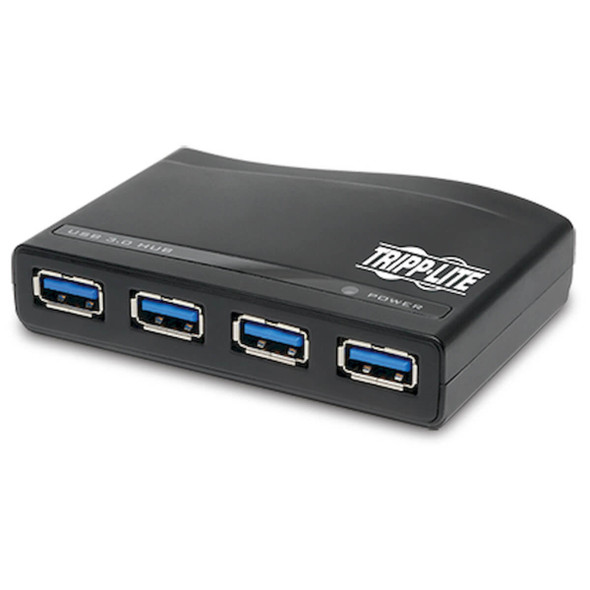 Tripp Lite 4-Port USB 3.0 SuperSpeed Hub 037332161154 U360-004-R