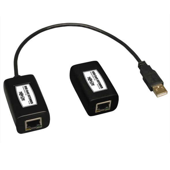 Tripp Lite 1-Port USB over Cat5/Cat6 Extender, Transmitter and Receiver, up to 45 m (150-ft.) 037332157454 B202-150