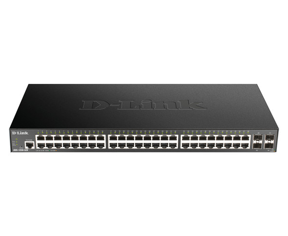 D-Link DGS-1250-52X network switch Managed L3 Gigabit Ethernet (10/100/1000) Black 790069443015 DGS-1250-52X