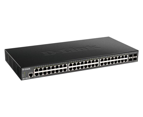 D-Link DGS-1250-52X network switch Managed L3 Gigabit Ethernet (10/100/1000) Black 790069443015 DGS-1250-52X