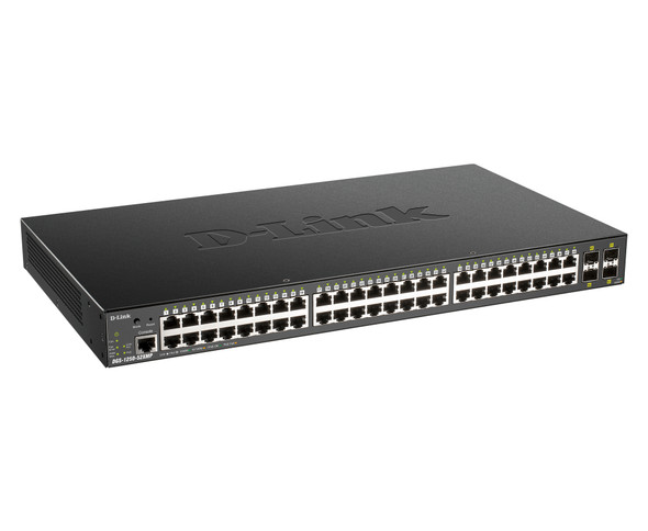 D-Link DGS-1250-52XMP network switch Managed L3 None Power over Ethernet (PoE) Black 790069443022 DGS-1250-52XMP
