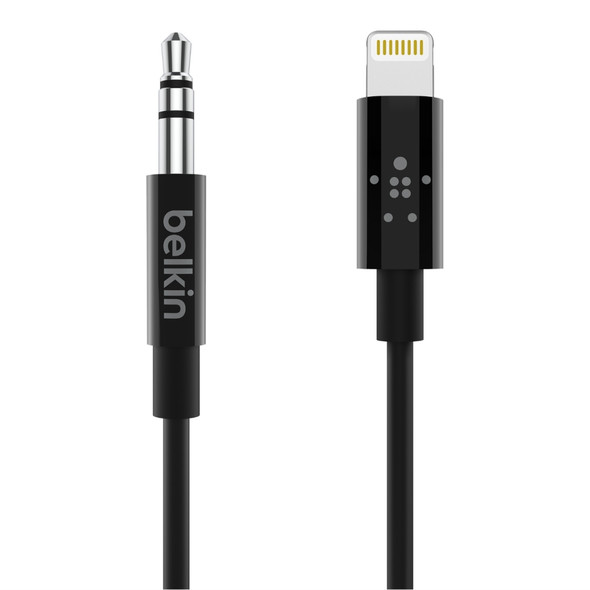 Belkin AV10172BT06-BLK audio cable 1.8 m 3.5mm Black 745883756612 AV10172BT06-BLK