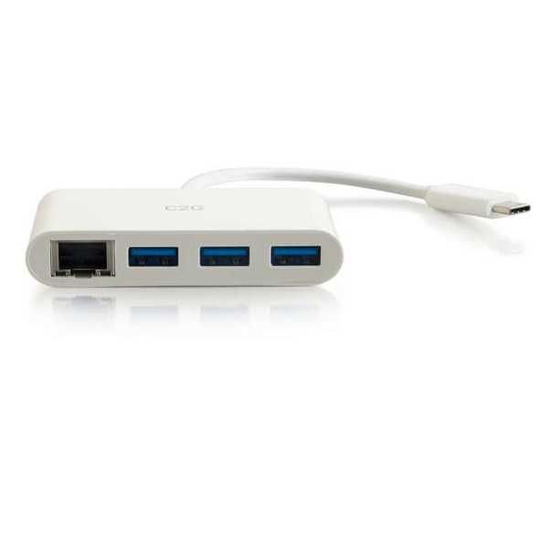 C2G 29746 interface hub USB 3.2 Gen 1 (3.1 Gen 1) Type-C 5000 Mbit/s White 757120297468 29746