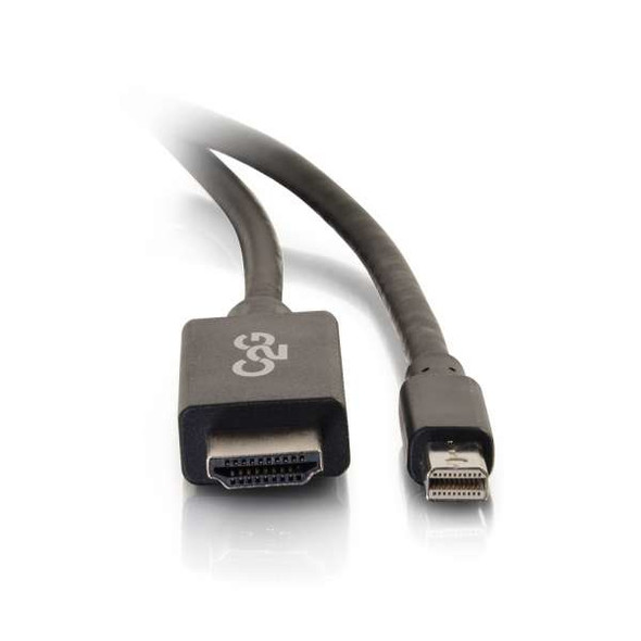 C2G 54422 Video Cable Adapter 3.04 M Mini Displayport Hdmi Black 757120544227 54422