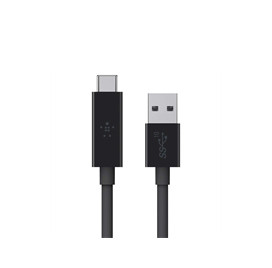 Belkin USB-A - USB-C, 0.9m USB cable USB 3.2 Gen 2 (3.1 Gen 2) USB A USB C Black 745883692309 F2CU029BT1M-BLK