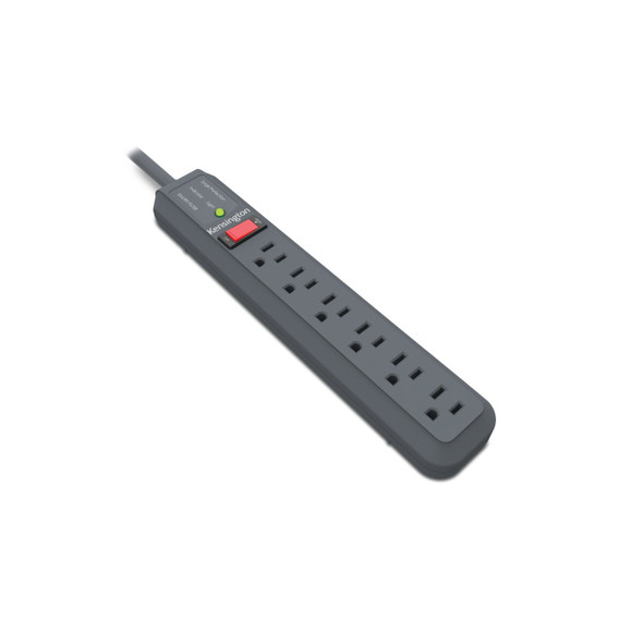 Kensington K38215Na Surge Protector Black 6 Ac Outlet(S) 4.5 M 085896382157 38215