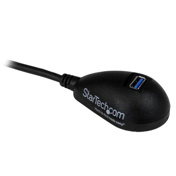 StarTech.com 5 ft Black Desktop SuperSpeed USB 3.0 Extension Cable - A to A M/F 065030857666 USB3SEXT5DKB