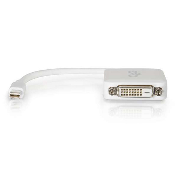 C2G 54312 video cable adapter 0.2 m Mini DisplayPort DVI-D White 757120543121 54312