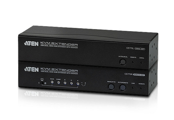 Aten CE775 AV extender AV transmitter & receiver Black 672792003721 CE775