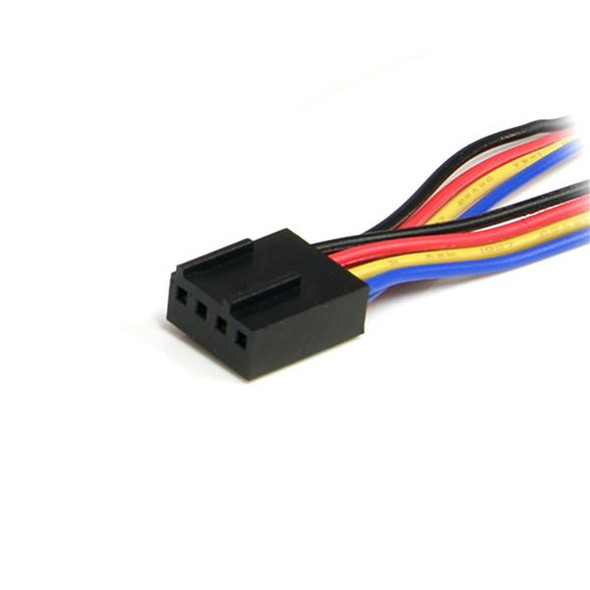 StarTech.com 12in 4 Pin Fan Power Splitter Cable - F/M 065030844598 FAN4SPLIT12