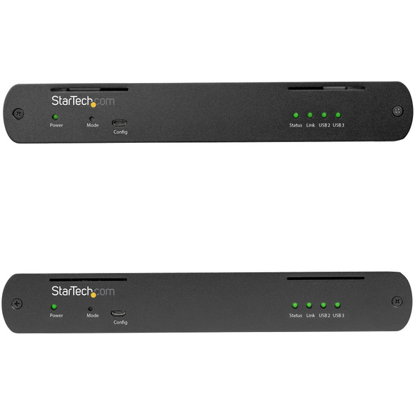 StarTech.com 4-Port USB 3.0 Extender Hub with 1x Gigabit Ethernet Port Extension over Single Cat6a/Cat7 Cable (RJ45) - 330ft (100m) - USB Extender Kit (USB-A) - 5Gbps USB 3.2/3.1 Gen 1 065030880688 USB3004EXT2