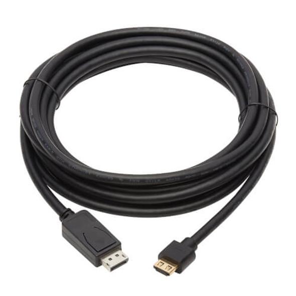 Tripp Lite DisplayPort 1.2a to HDMI 2.0 Active Adapter Cable (M/M) - Grip HDMI Plug, 4K @ 60 Hz, Black, 4.57 m 037332242754 P582-015-4K6AE