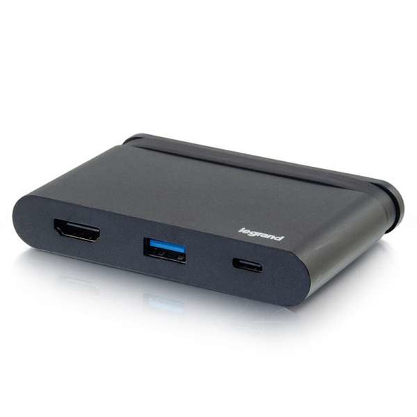 C2G 26915 Interface Hub Usb 3.2 Gen 1 (3.1 Gen 1) Type-C 5000 Mbit/S Black 757120269151 26915