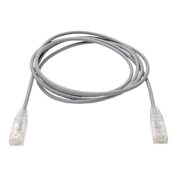 Tripp Lite Cat6 Gigabit Snagless Molded Slim UTP Ethernet Patch Cable (RJ45 M/M), Grey, 1.52 m 037332230836 N201-S05-GY