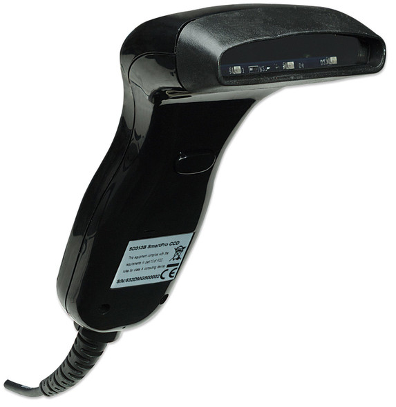 Manhattan Contact CCD Handheld Barcode Scanner, USB, 80mm Scan Width, Cable 152cm, Max Ambient Light: 3,000 lux (sunlight), Black, Three Year Warranty, Box 766623401517 401517