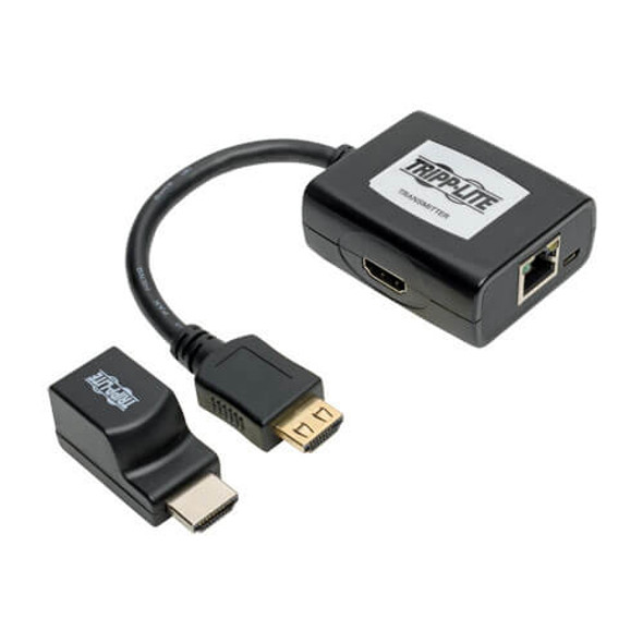 Tripp Lite HDMI over Cat5/Cat6 Extender Kit, Power over Cable, 1080p @ 60 Hz 037332201003 B126-1P1M-U-POC