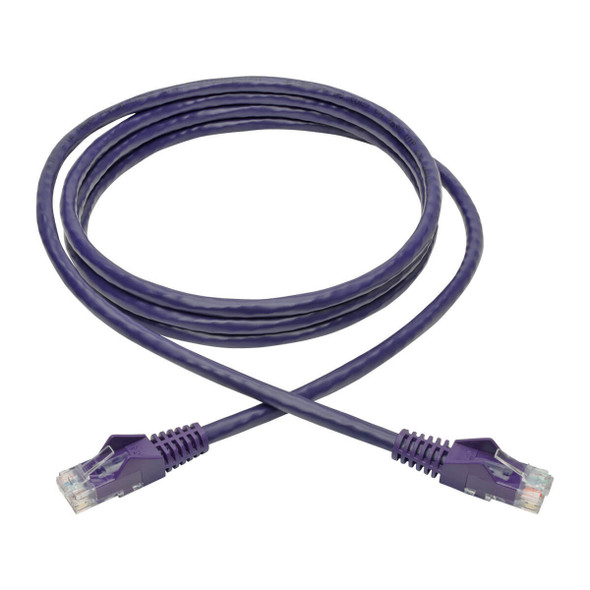 Tripp Lite Cat6 Gigabit Snagless Molded Utp Ethernet Patch Cable, 24 Awg, 550 Mhz/1 Gbps (Rj45 M/M), Purple, 1.83 M 037332202673 N201-006-Pu