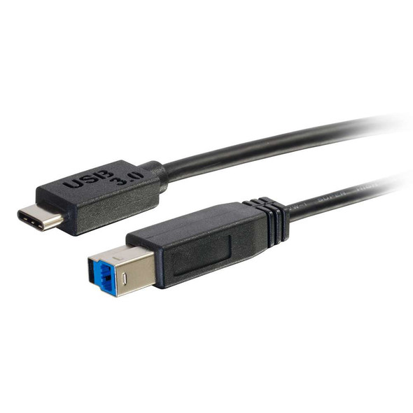 C2G 10Ft, Usb 3.0 Type C, Usb B Usb Cable 3.048 M Usb 3.2 Gen 1 (3.1 Gen 1) Usb C Black 757120288671 28867