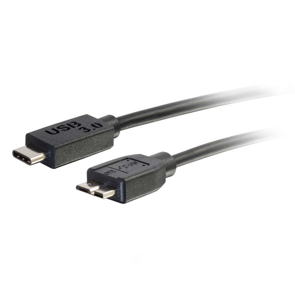 C2G 3Ft, Usb 3.0 Type C, Micro-Usb B Usb Cable 0.9144 M Usb 3.2 Gen 1 (3.1 Gen 1) Usb C Black 757120288626 28862