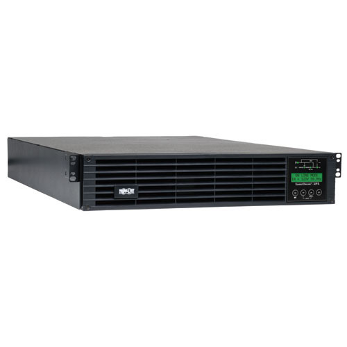 Tripp Lite SmartOnline 100-127V 3kVA 2.7kW On-Line Double-Conversion UPS, Extended Run, SNMP, Webcard, 2U Rack, LCD display, USB, DB9 Serial 037332180100 SU3000RTXLCD2U