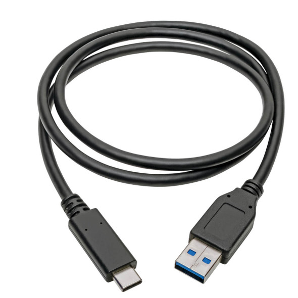 Tripp Lite USB Type-C to USB Type-A Cable, 3.1, 10 Gbps, Gen 2, M/M, USB-IF Certified, Thunderbolt 3, 0.91 m 037332215031 U428-C03-G2