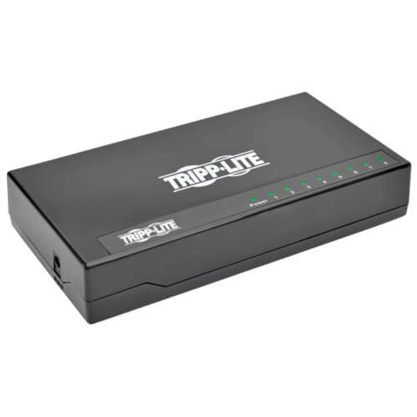 Tripp Lite 8-Port 10/100/1000 Mbps Desktop Gigabit Ethernet Unmanaged Switch 037332194749 NG8P