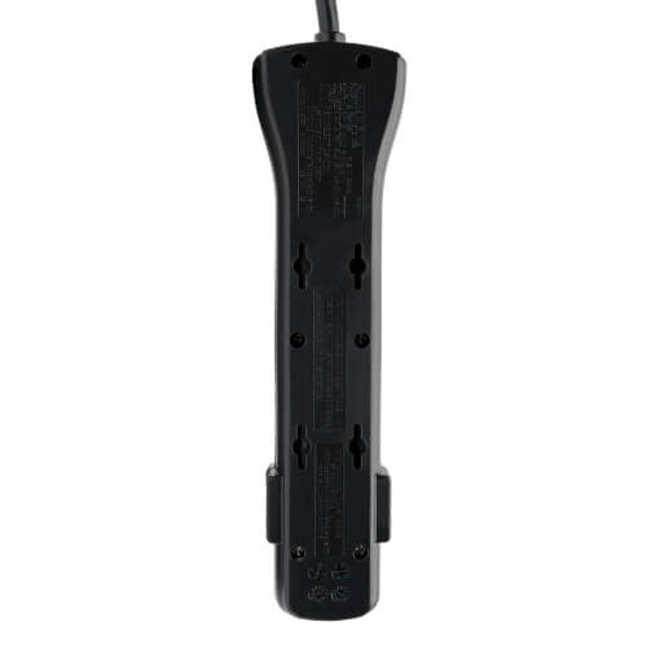 Tripp Lite Protect It! 7-Outlet Surge Protector, 7.62 m (25-ft.) Cord, 2160 Joules, Black Housing 037332189844 SUPER725B