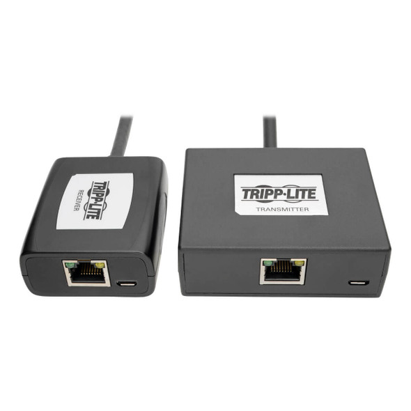 Tripp Lite DisplayPort to HDMI over Cat5/6 Active Extender Kit, Pigtail Transmitter/Receiver for Video/Audio, 150 ft. (45 m), TAA 037332190116 B150-1A1-HDMI